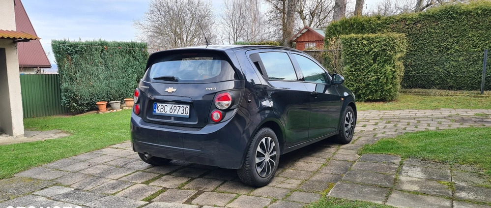 Chevrolet Aveo cena 14400 przebieg: 244500, rok produkcji 2012 z Bochnia małe 106
